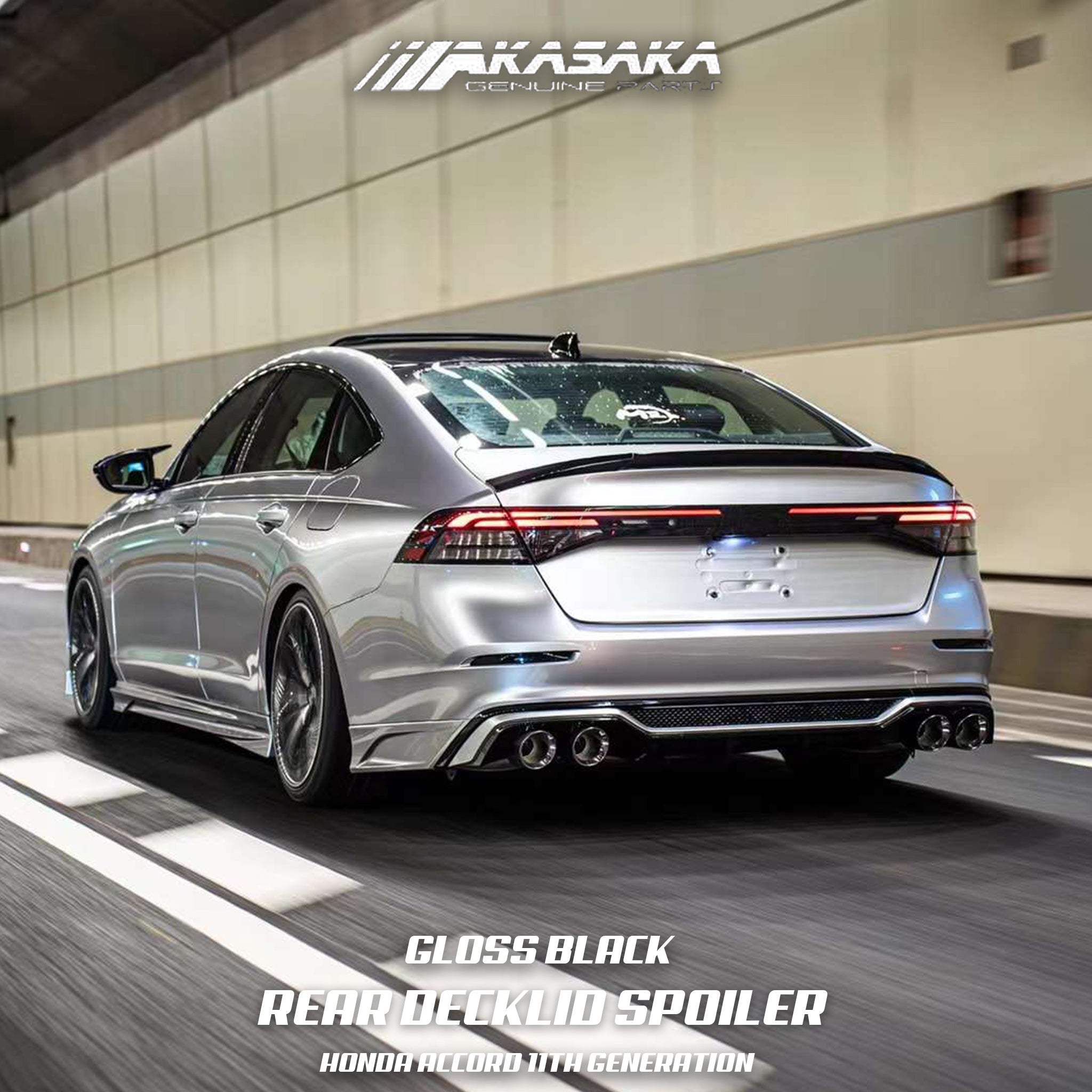 ACCORD 11TH] AKASAKA© REAR DECKLID SPOILER – XGENAUTO