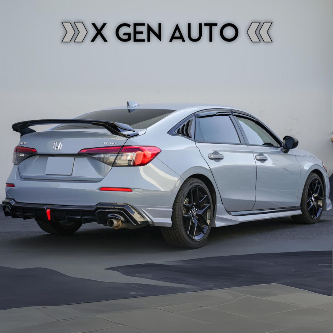 Rear window sport louvers for Civic 11th sedan