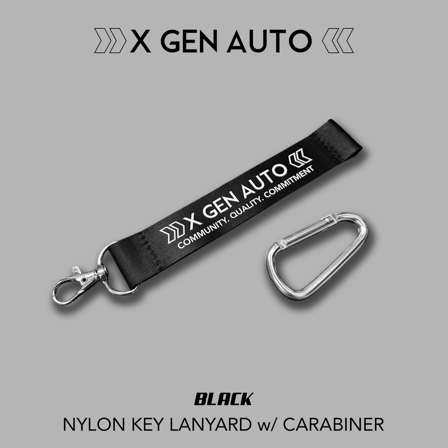 XGENAUTO NYLON KEY LANYARD (SHIPS 5/26)