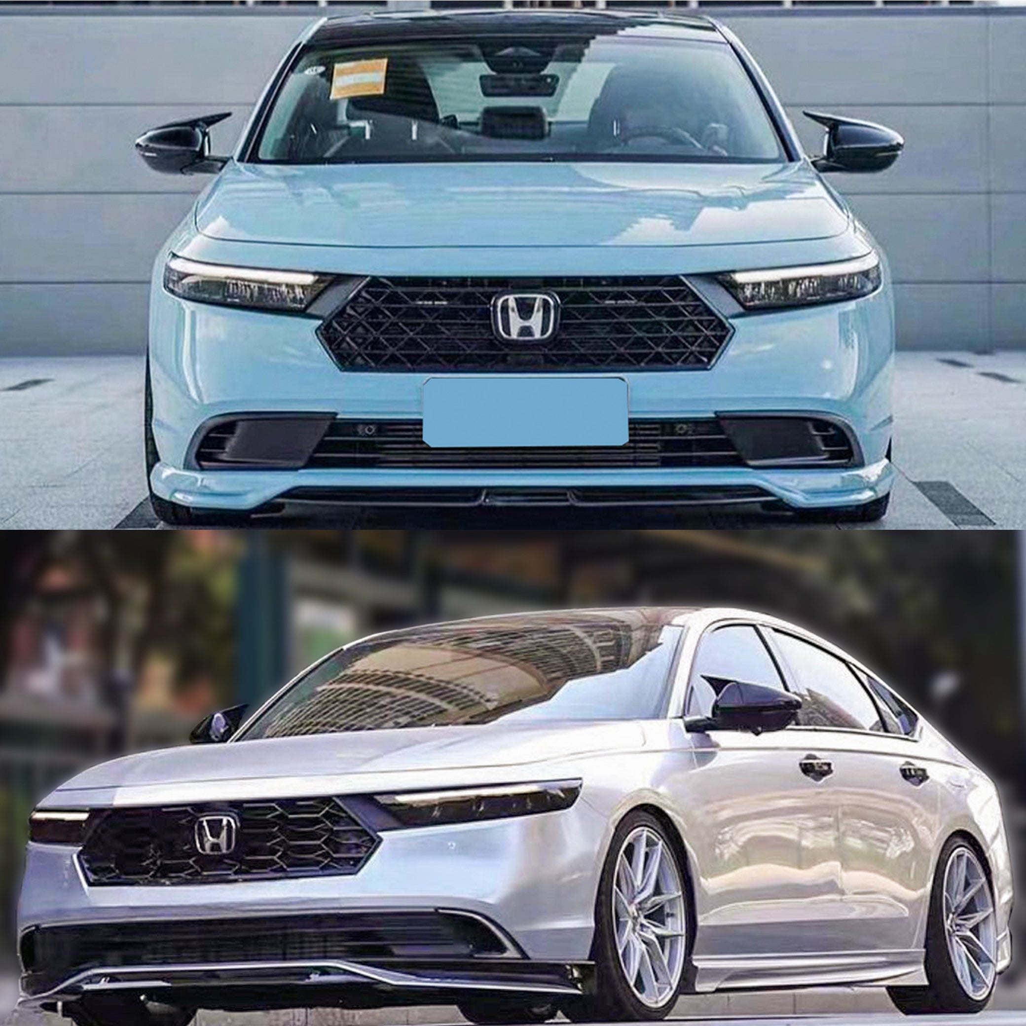 Gloss Black Side Mirror Cover Caps For Honda Accord 11th Gen (2023-2025) - Pair