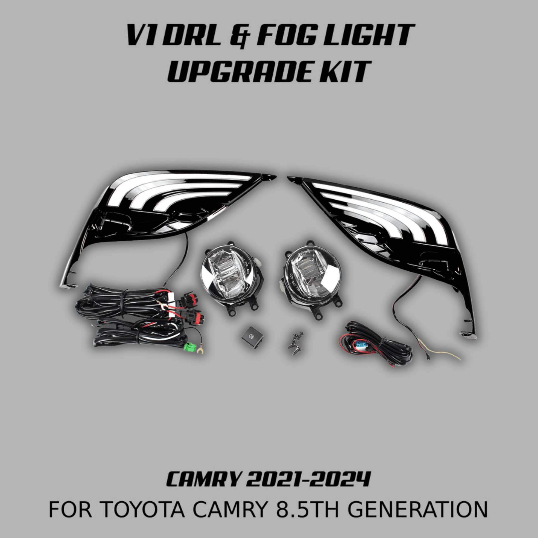 CAMRY 8.5] V1 DRL & FOG LIGHT UPGRADE KIT – XGENAUTO