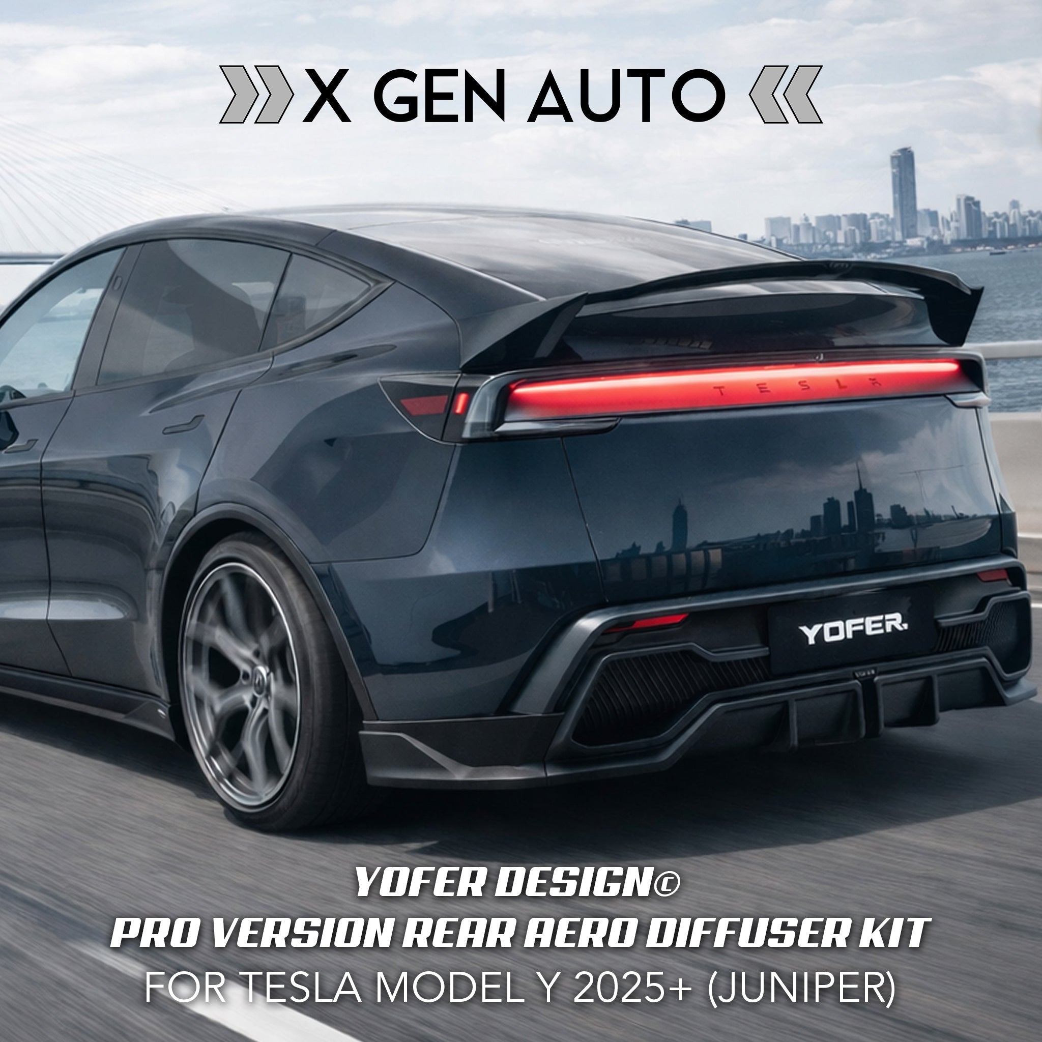 BUY TESLA MODEL Y 2025-2026 YOFER DESIGN© PRO VERSION REAR AERO