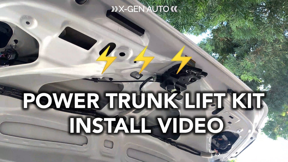 ELECTRIC POWER TRUNK INSTALL TUTORIAL - XGENAUTO