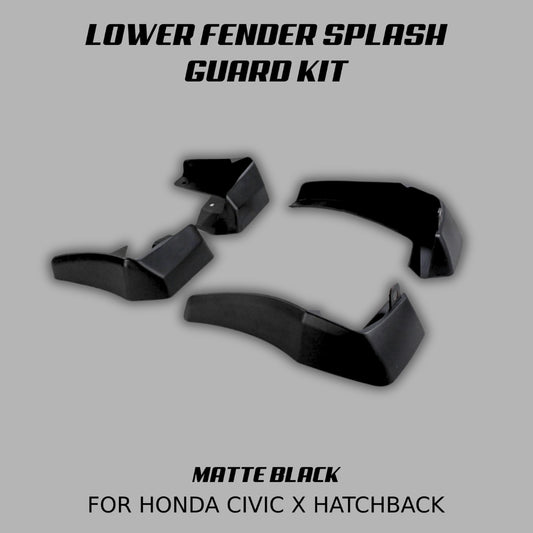 [CIVIC X HATCHBACK] LOWER FENDER SPLASH GUARD KIT