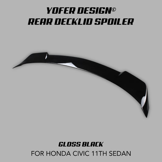 [CIVIC 11TH SEDAN] YOFER DESIGN© REAR DECKLID SPOILER