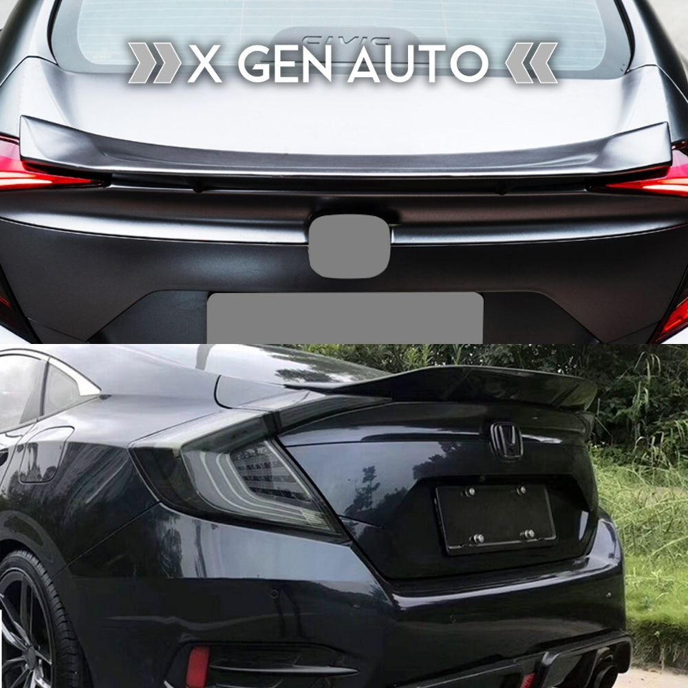 [CIVIC X SEDAN] "HIGH KICK" DUCKBILL STYLE REAR DECKLID SPOILER V1