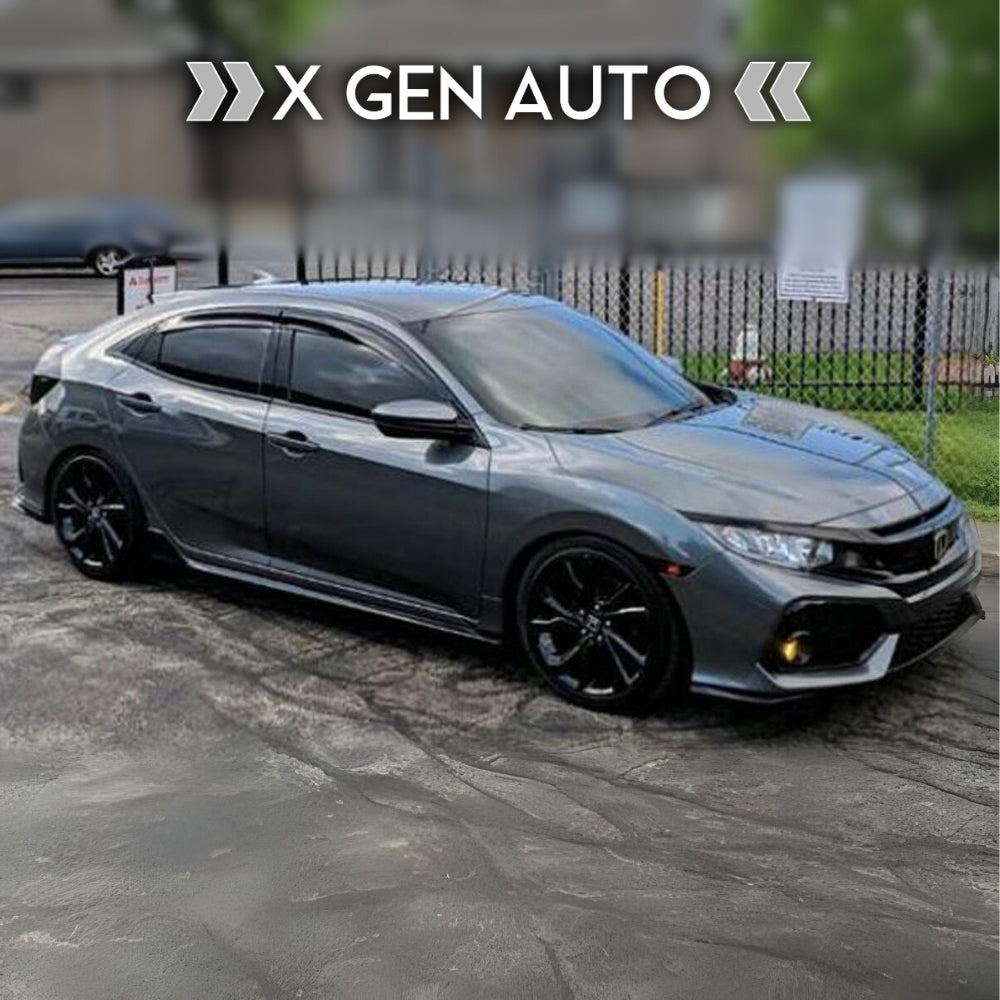 [CIVIC X HATCHBACK] MUGEN STYLE WINDOW VISORS