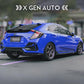 [CIVIC X HATCHBACK] TYPE R STYLE ROOF SPOILER WINGLETS KIT