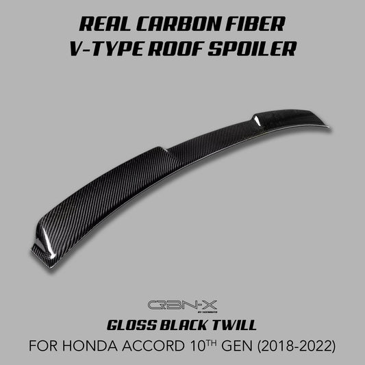 [ACCORD 2018-2022] REAL CARBON FIBER V-TYPE ROOF SPOILER