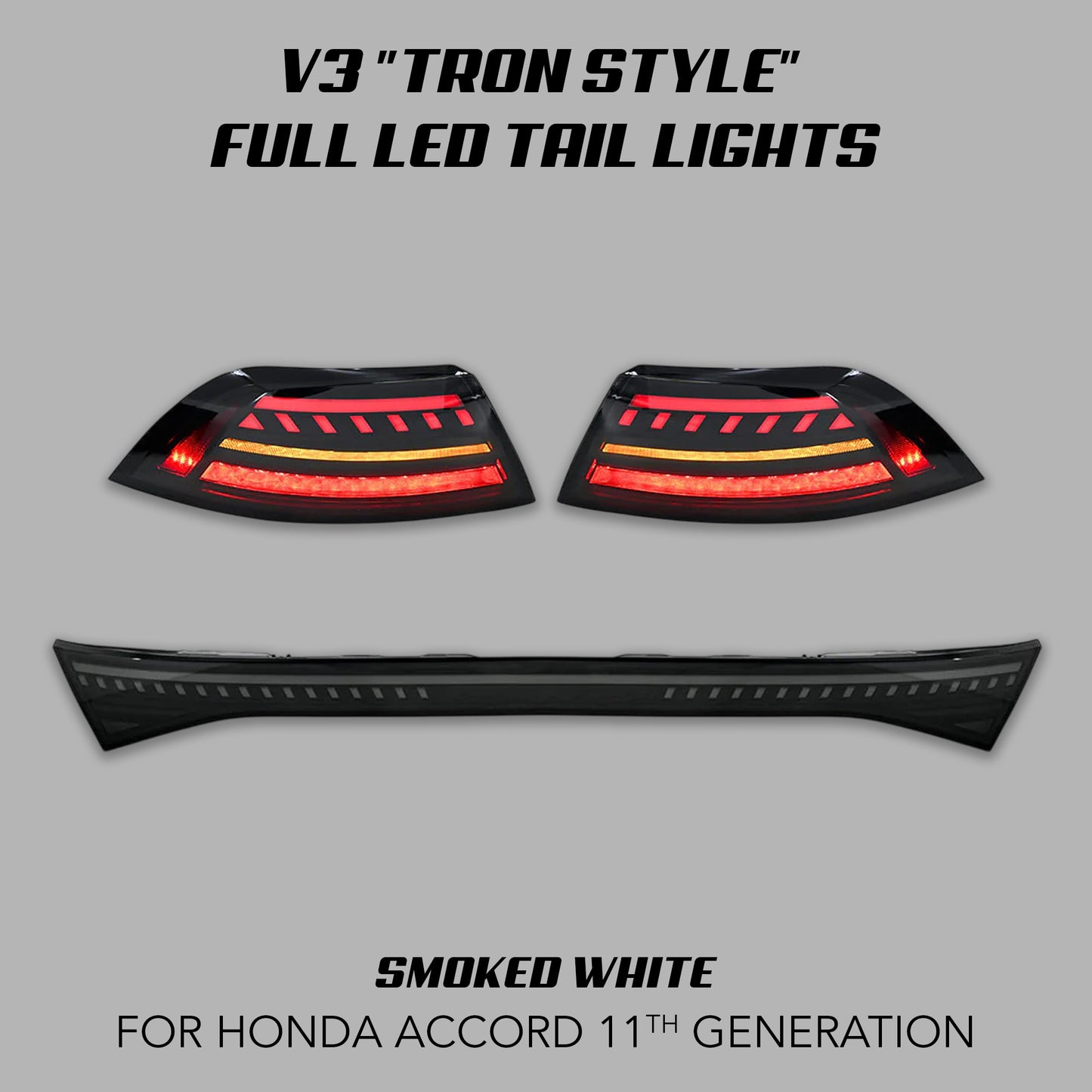 [ACCORD 2023-2025] V3 "TRON STYLE" FULL LED TAIL LIGHTS