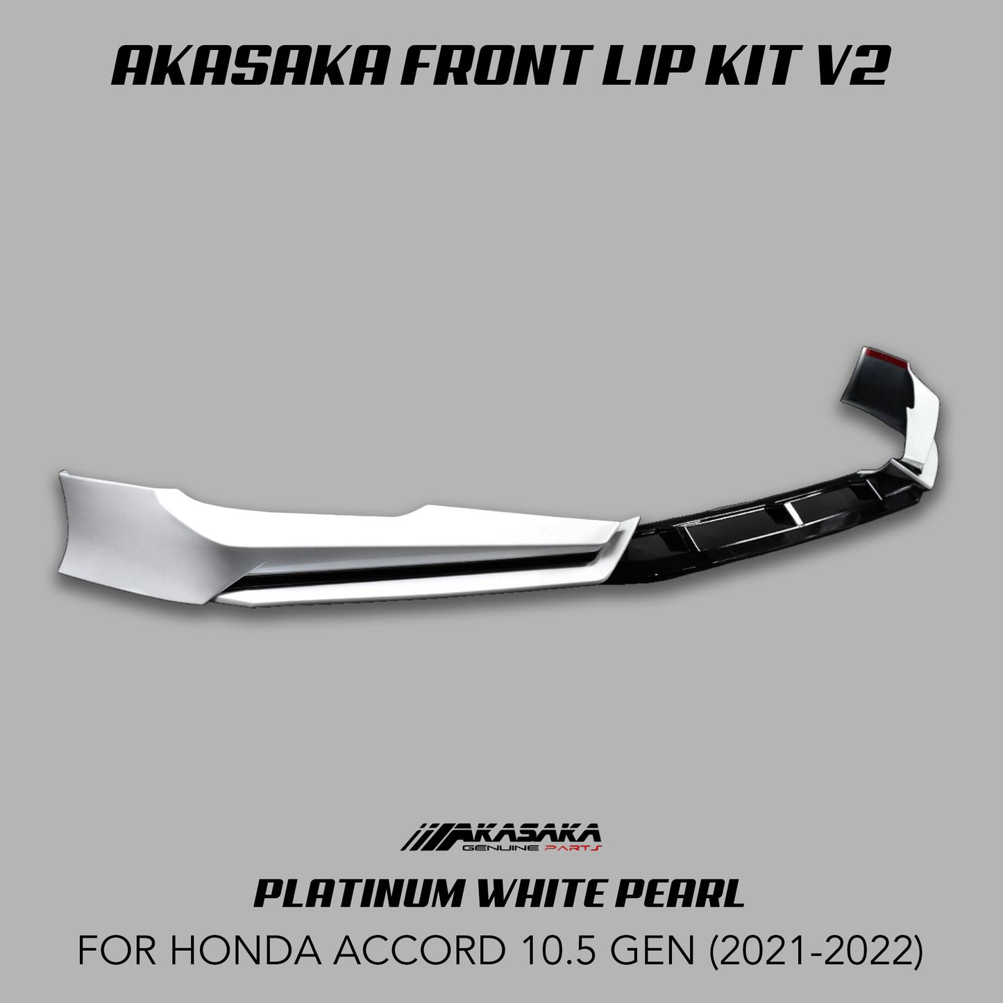 [ACCORD 2021-2022] AKASAKA© FRONT LIP KIT V2