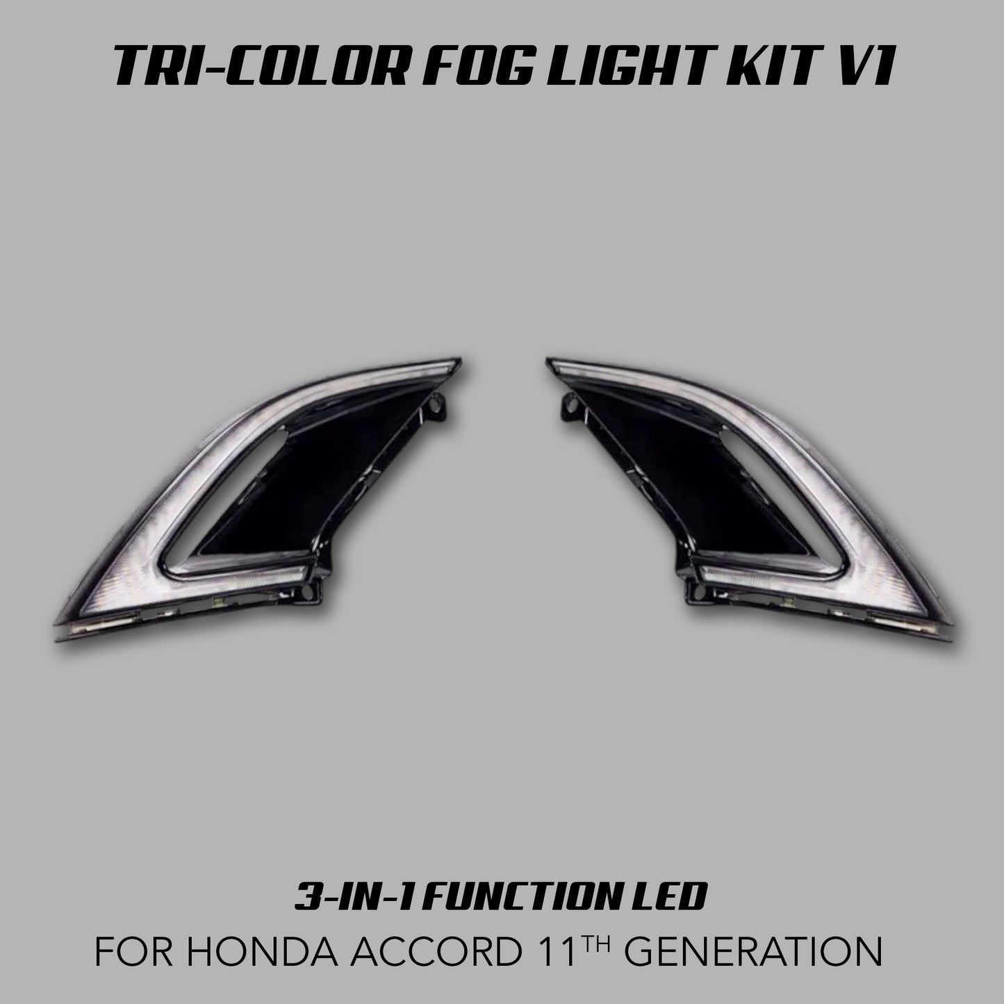 [ACCORD 2023-2025] TRI-COLOR LED FOG LIGHTS V1