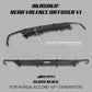 [ACCORD X] AKASAKA© REAR VALENCE DIFFUSER V1