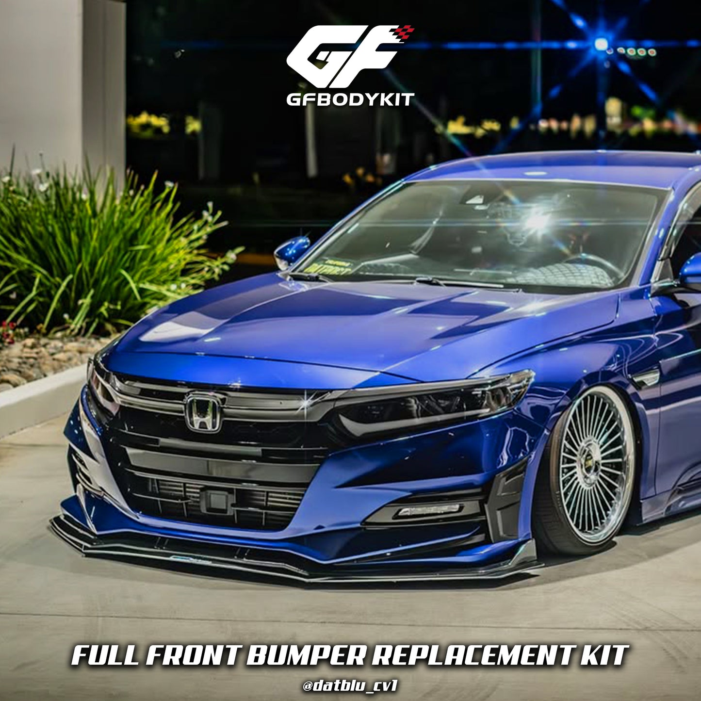 [ACCORD 2018-2022] GF BODYKIT© FULL FRONT BUMPER KIT (PRE-ORDER NOW)