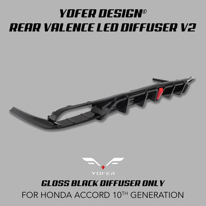 [ACCORD 2018-2022] YOFER DESIGN© REAR VALENCE LED DIFFUSER V2