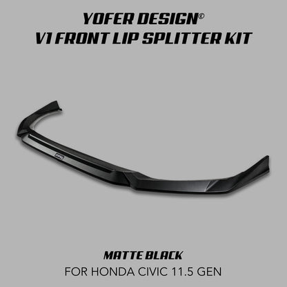 [CIVIC 11.5 GEN 2025+] YOFER DESIGN© V1 FRONT LIP SPLITTER KIT