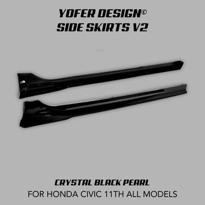 [CIVIC 11TH] YOFER DESIGN© SIDE SKIRTS V2