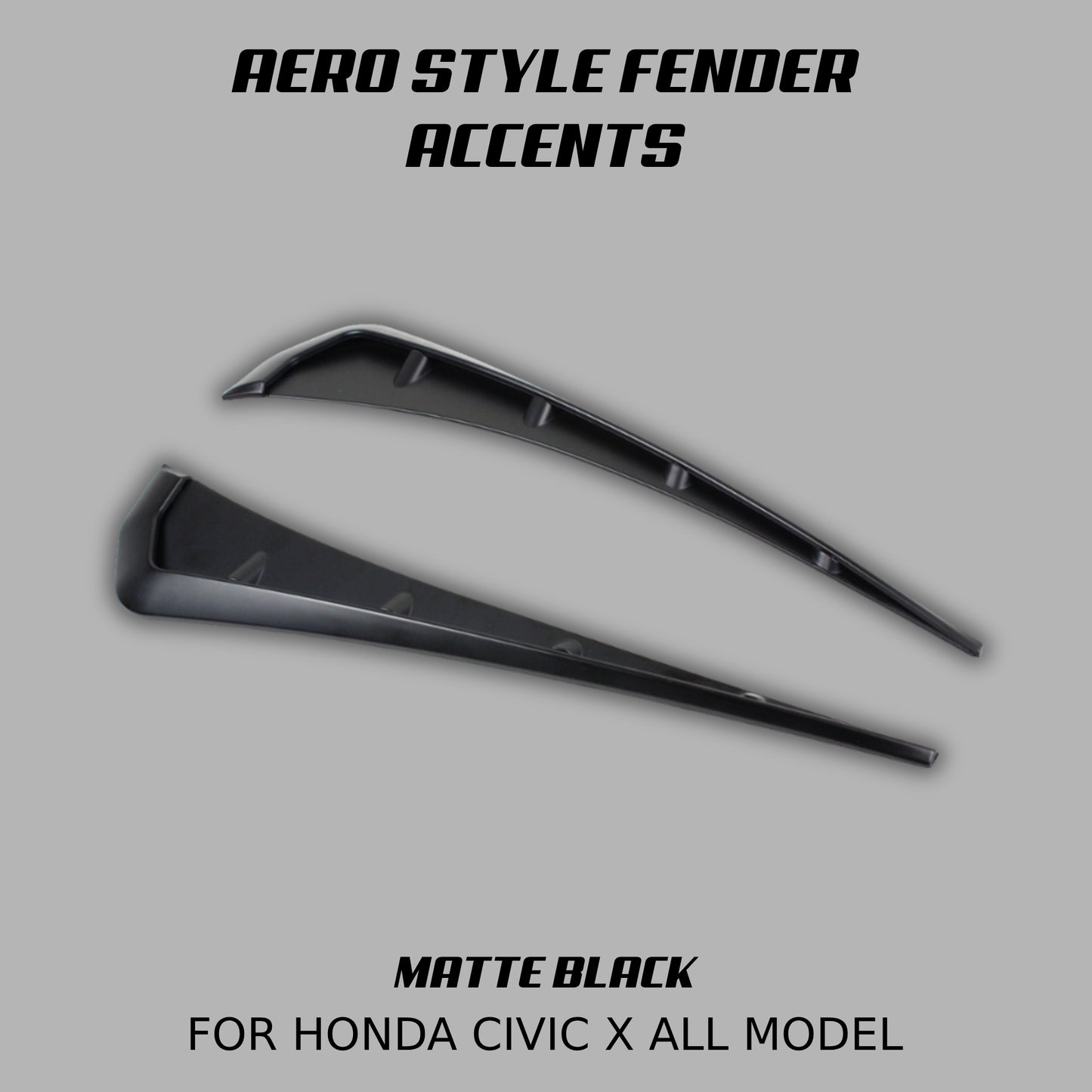 [CIVIC X] AERO STYLE FENDER ACCENTS