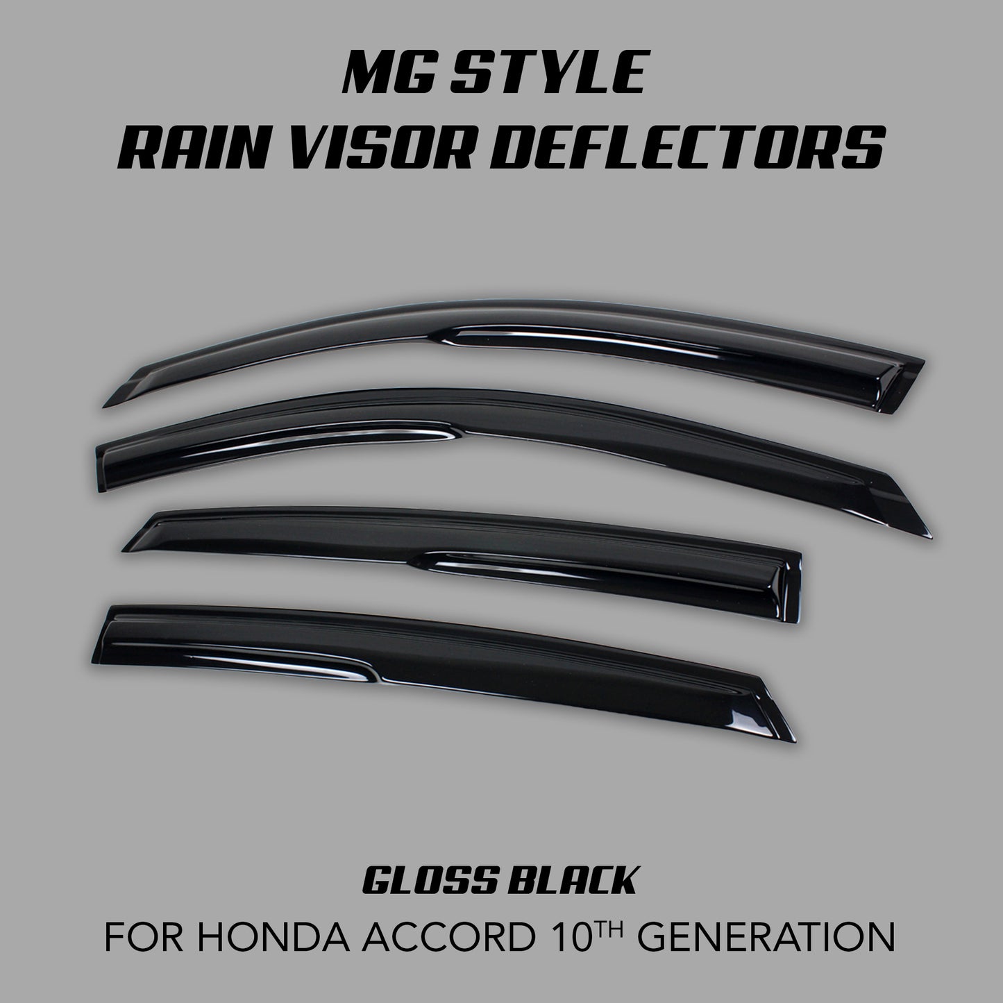 [ACCORD X] MG STYLE RAIN VISOR DEFLECTORS