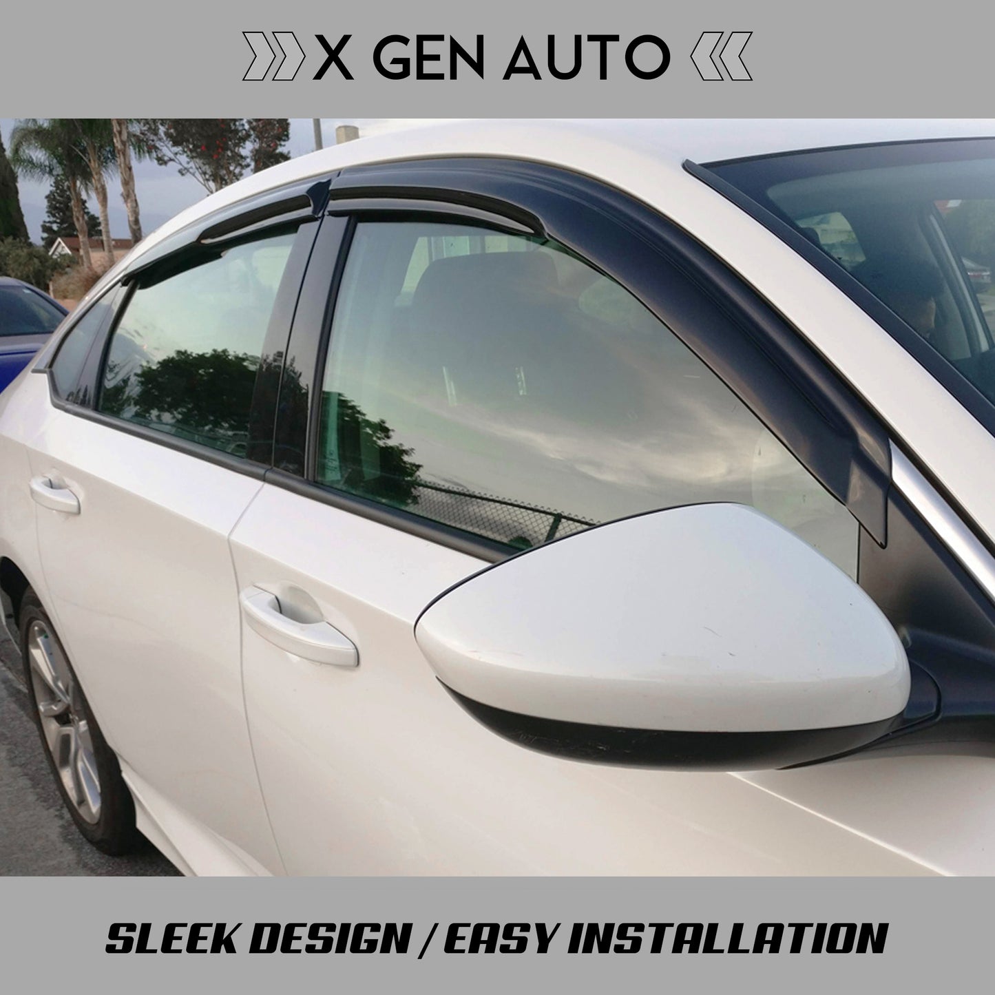 [ACCORD X] MG STYLE RAIN VISOR DEFLECTORS
