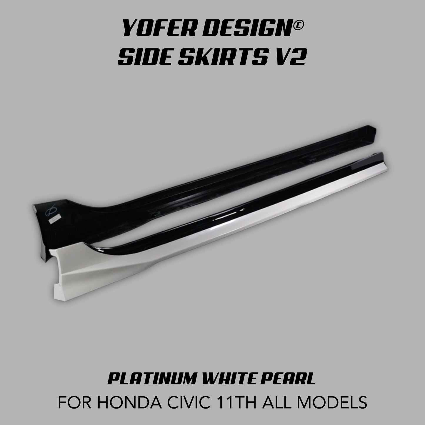 [CIVIC 11TH] YOFER DESIGN© SIDE SKIRTS V2