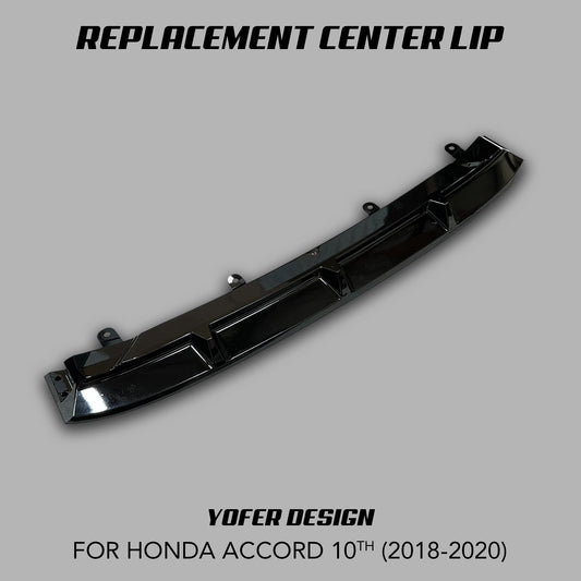 [ACCORD X] CENTER SECTION FRONT LIP SPLITTER REPLACEMENTS