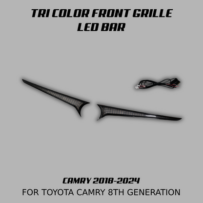 [CAMRY 8TH] TRI COLOR FRONT GRILLE LED BAR