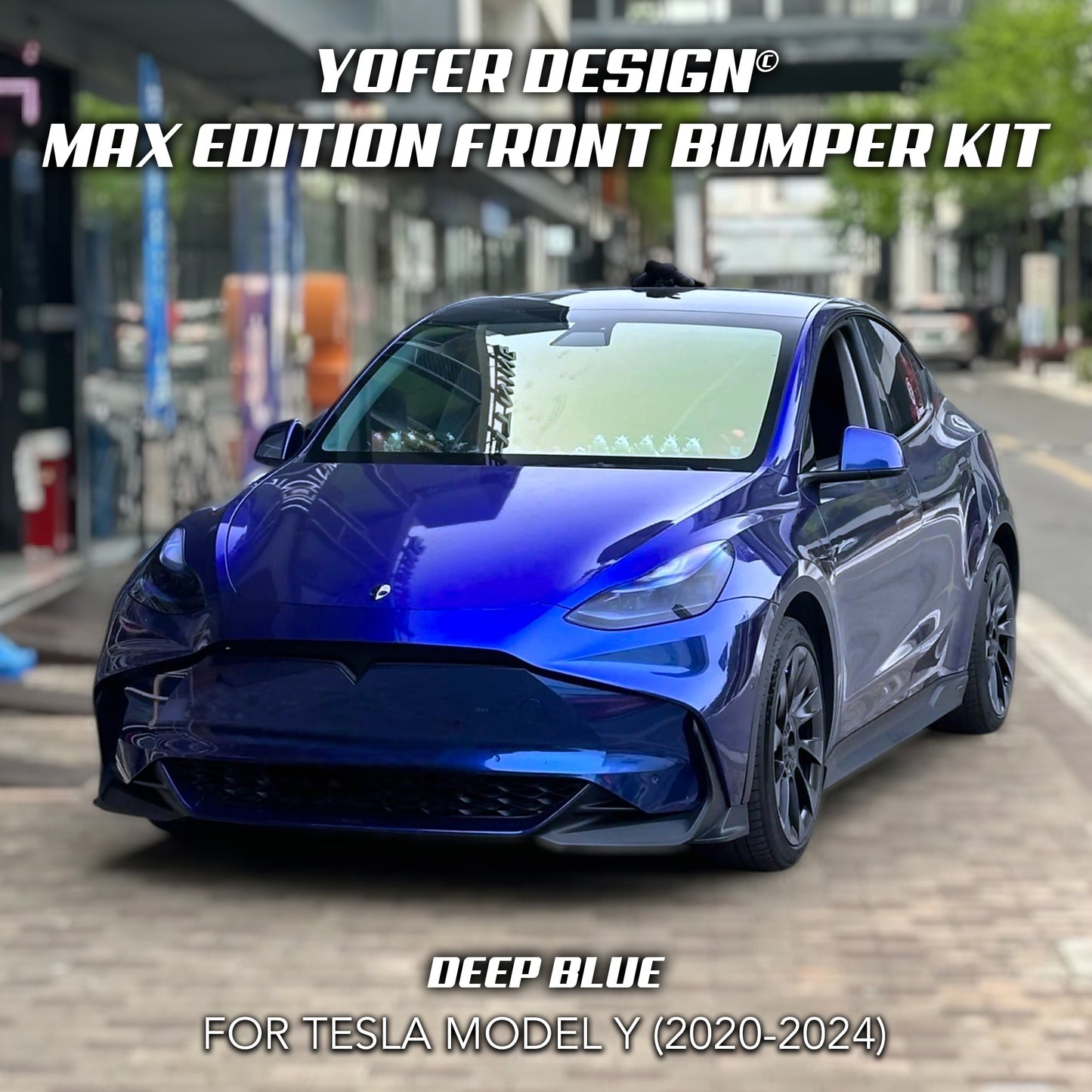 [TESLA MODEL Y] YOFER DESIGN© MAX EDITION FRONT BUMPER KIT