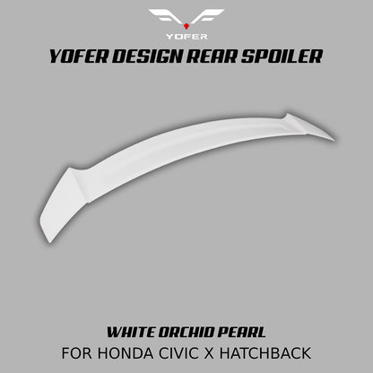 [CIVIC X HATCHBACK] YOFER DESIGN© REAR SPOILER