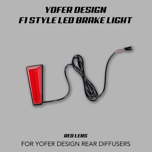 [ACCORD X] F1 STYLE RED BRAKE LIGHT FOR YOFER DESIGN REAR DIFFUSER