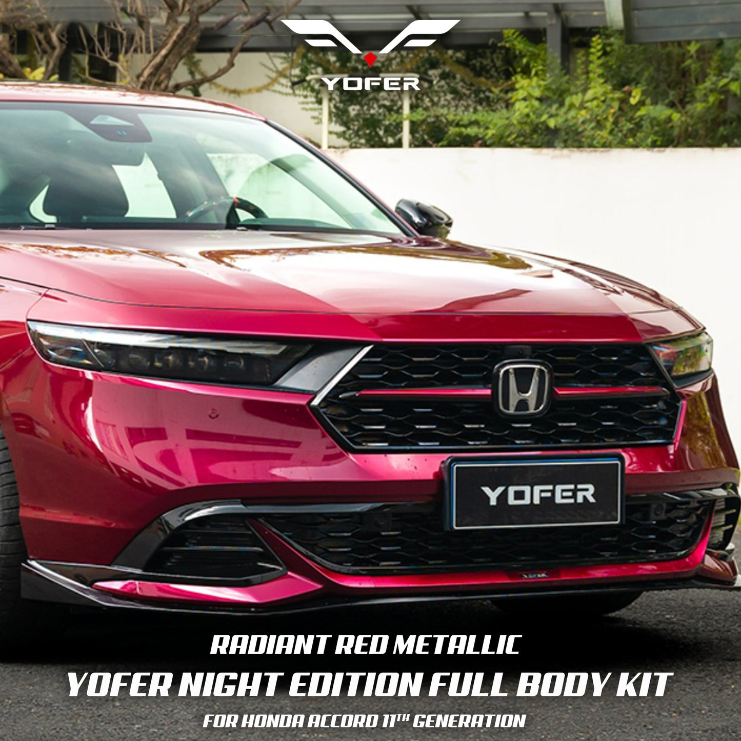 [ACCORD 11TH] YOFER DESIGN© NIGHT EDITION FULL BODY KIT (SHIPS 5/26)