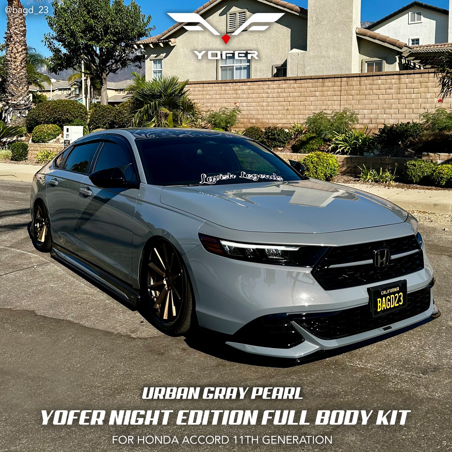 [ACCORD 11TH] YOFER DESIGN© NIGHT EDITION FULL BODY KIT (SHIPS 5/26)