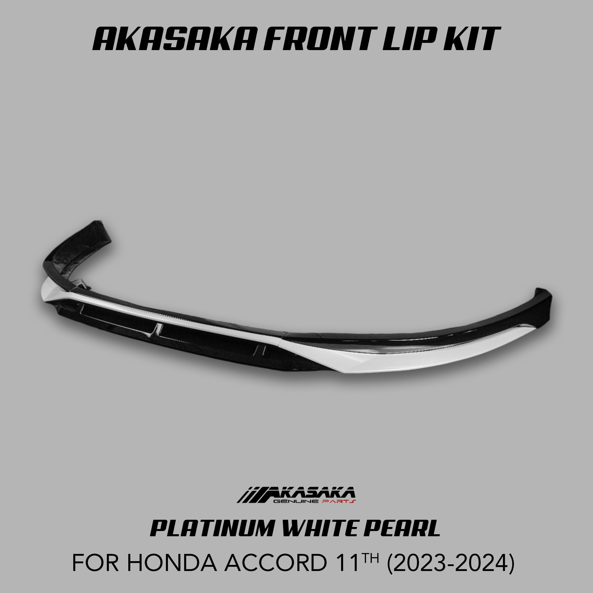 ACCORD 11TH] AKASAKA© FRONT LIP KIT – XGENAUTO