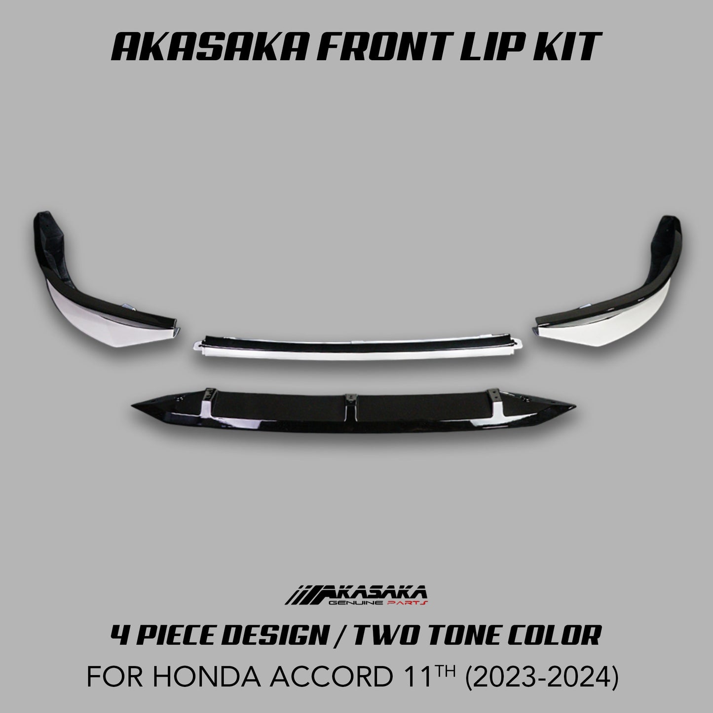 [ACCORD 11TH] AKASAKA© FRONT LIP KIT - XGENAUTO
