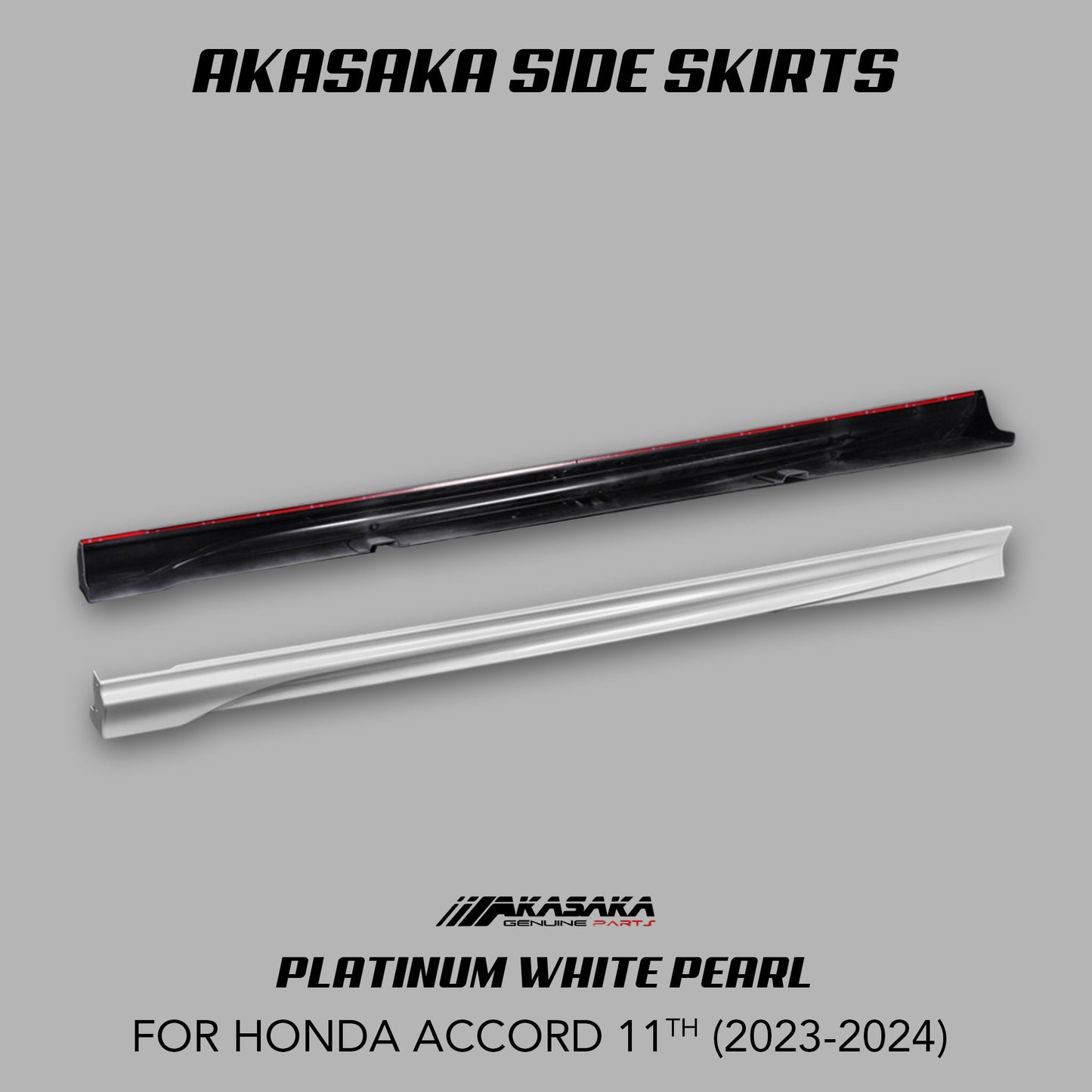 [ACCORD 11TH] AKASAKA© SIDE SKIRTS - XGENAUTO