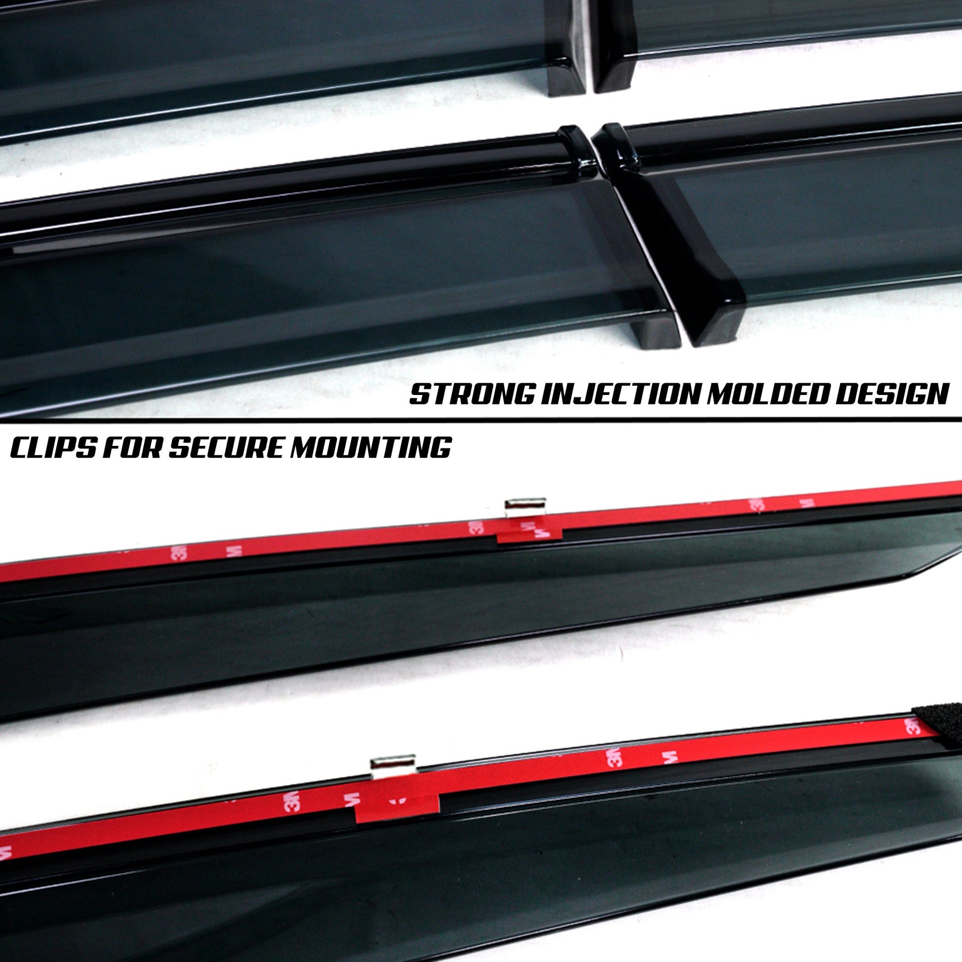 [ACCORD 11TH] JDM SMOKED RAIN VISOR DEFLECTORS - XGENAUTO