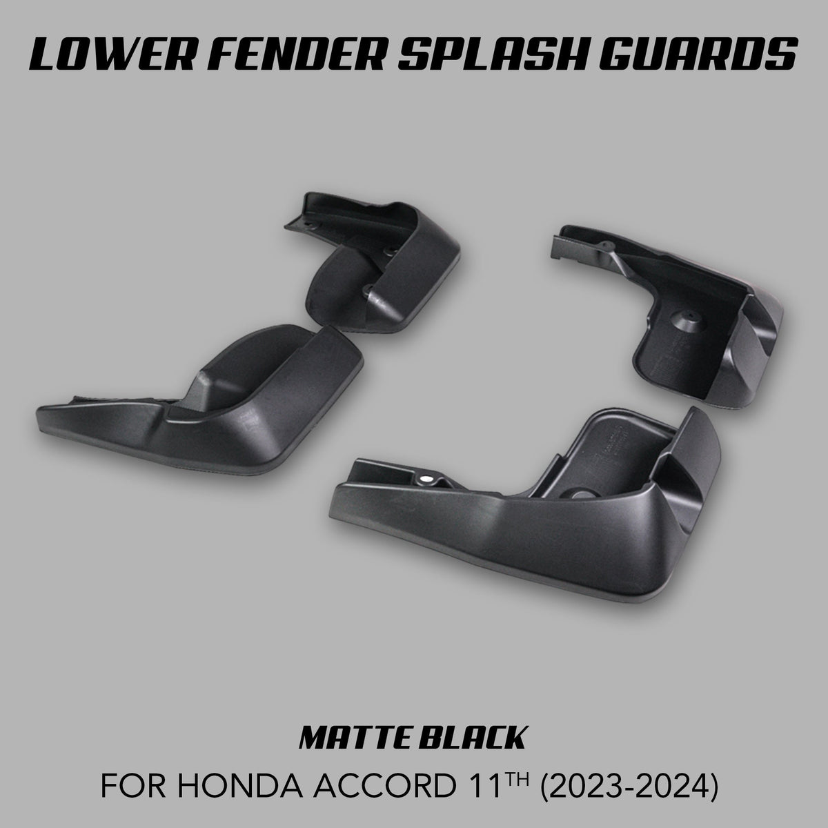 [ACCORD 11TH] LOWER FENDER SPLASH GUARD KIT - XGENAUTO