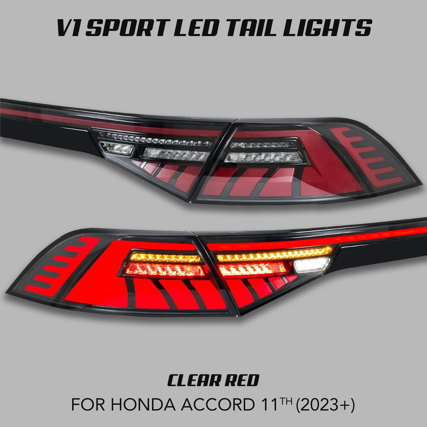 [ACCORD 11TH] V1 SPORT LED TAIL LIGHTS - XGENAUTO
