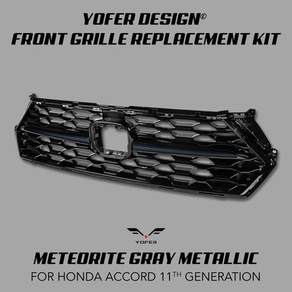 [ACCORD 11TH] YOFER DESIGN© FRONT GRILLE REPLACEMENT KIT - XGENAUTO