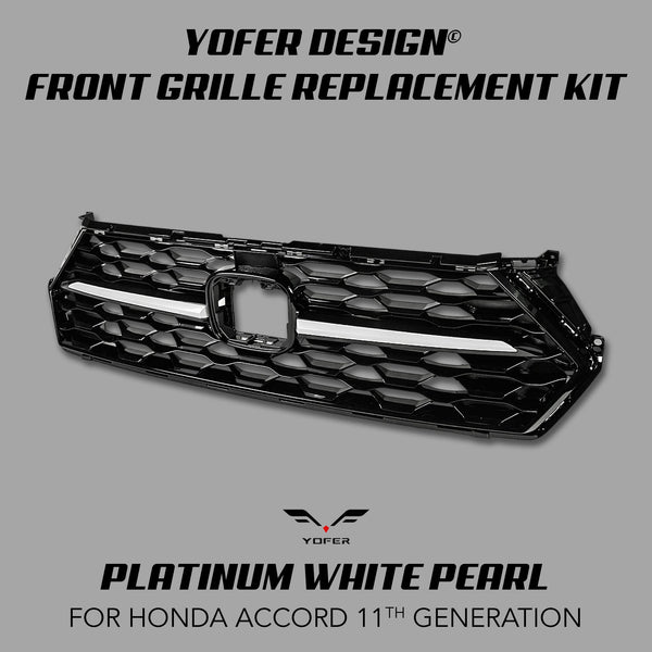 [ACCORD 11TH] YOFER DESIGN© FRONT GRILLE REPLACEMENT KIT - XGENAUTO