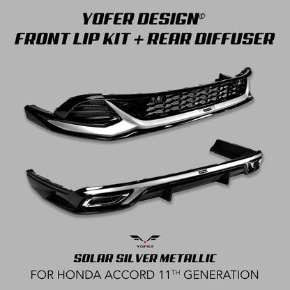 [ACCORD 11TH] YOFER DESIGN© FRONT LIP + DIFFUSER BUNDLE KIT - XGENAUTO