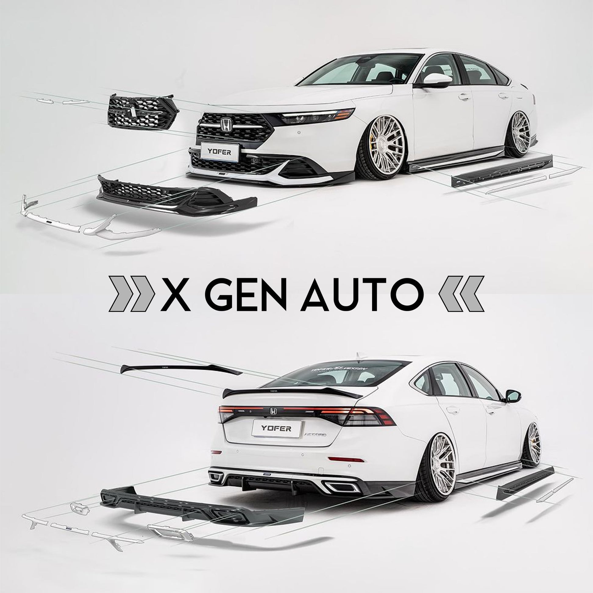[ACCORD 11TH] YOFER DESIGN© NIGHT EDITION FULL BODY KIT - XGENAUTO