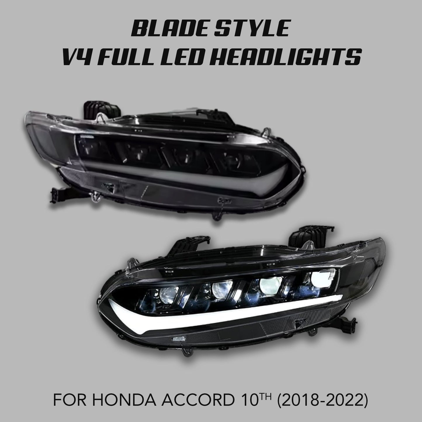 [ACCORD 2018 - 2022] "BLADE STYLE" LED HEADLIGHTS V4 - XGENAUTO