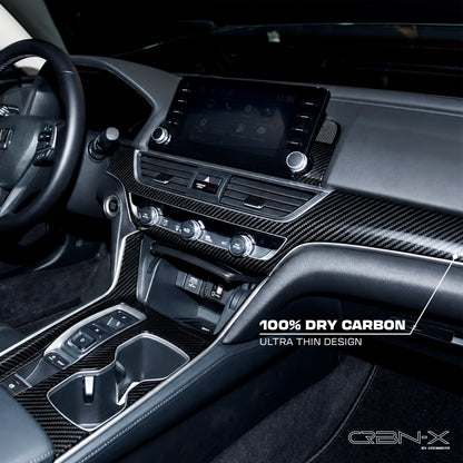 [ACCORD 2018-2022] CARBON FIBER DASHBOARD PANEL COVER (PREMIUM DRY CARBON) - AVAILABLE 10/28 - XGENAUTO