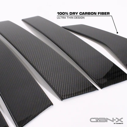 [ACCORD 2018-2022] CARBON FIBER WINDOW PILLAR COVERS (PREMIUM DRY CARBON) - AVAILALBE 10/28 - XGENAUTO