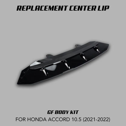[ACCORD 2018 - 2022] CENTER SECTION FRONT LIP SPLITTER REPLACEMENTS - XGENAUTO
