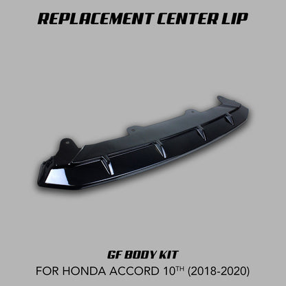 [ACCORD 2018 - 2022] CENTER SECTION FRONT LIP SPLITTER REPLACEMENTS - XGENAUTO