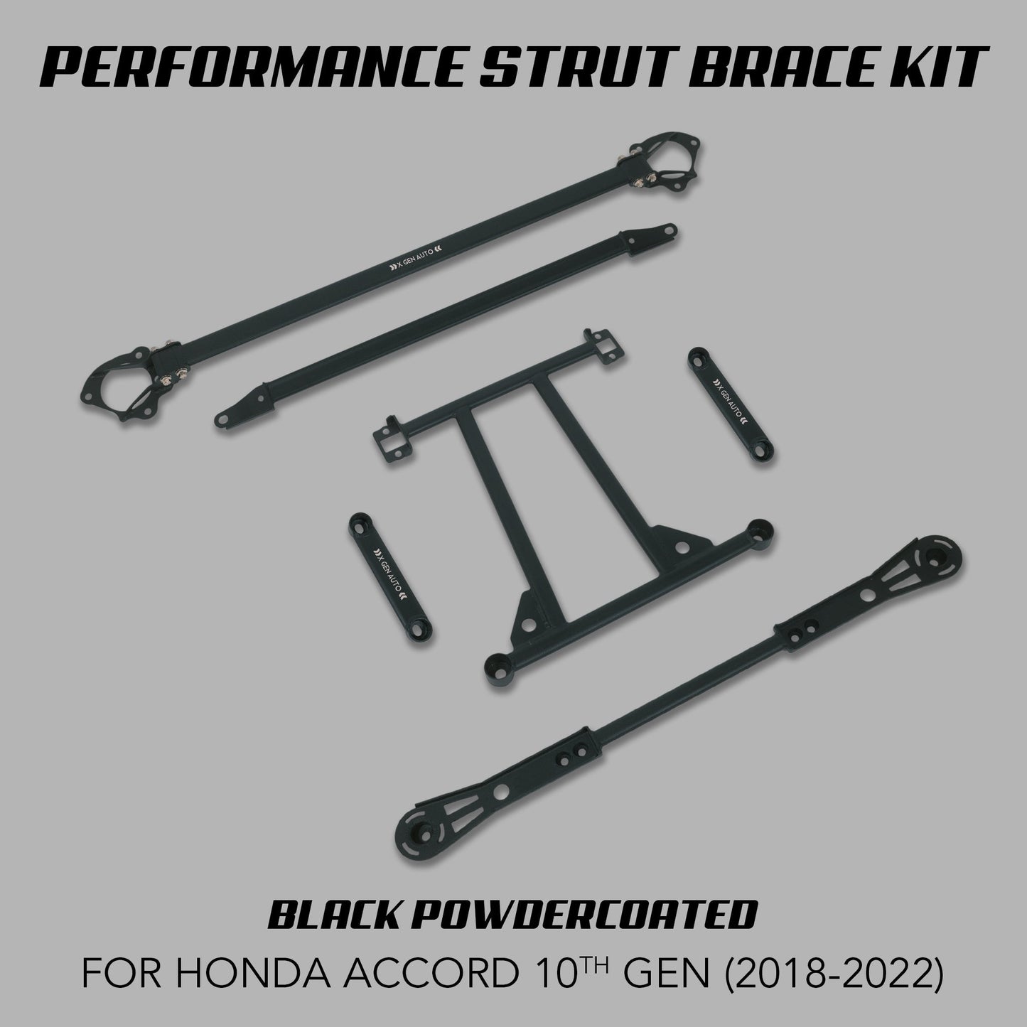 [ACCORD 2018 - 2022] FULL PERFORMANCE STRUT BRACE KIT - XGENAUTO