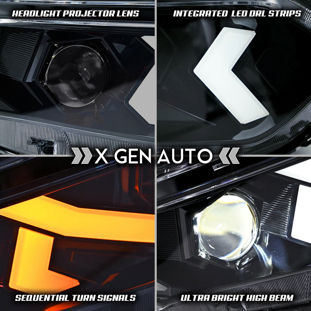 [ACCORD 2018 - 2022] "LAMBO STYLE" LED HEADLIGHTS V6 - XGENAUTO