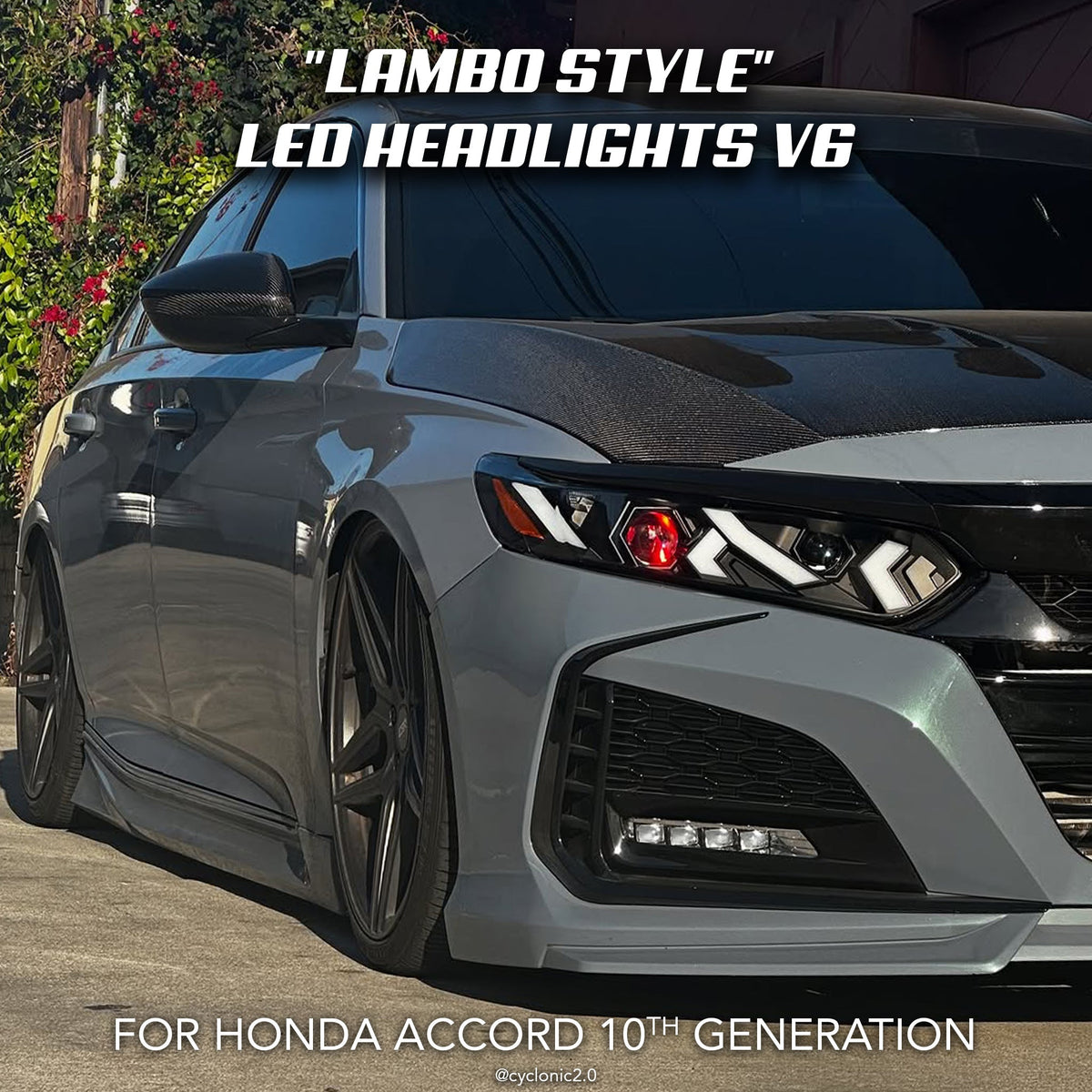 [ACCORD 2018 - 2022] "LAMBO STYLE" LED HEADLIGHTS V6 - XGENAUTO